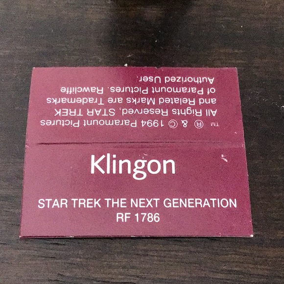 Star Trek: The Next Generation Klingon Pewter Character - Picture 3 of 5